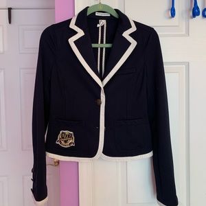 Aeropostale fitted navy blazer